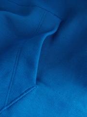 Blue EDIT Graphic Print Zip Through 100% Cotton Hoodie - Image 2 of 4