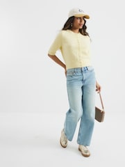 River Island drobna postava; XS gumb pletena jopa - Slika 1 iz 6