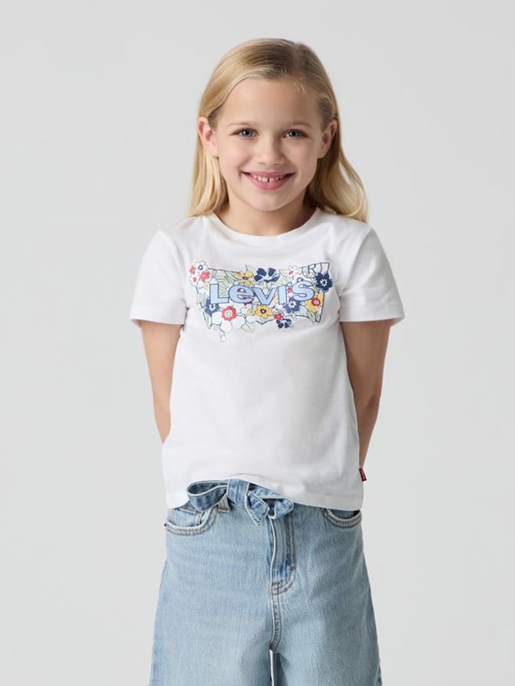 ® Levi's T-shirt met bloemenprint en vleermuismouwen en logo - Image 4 of 10
