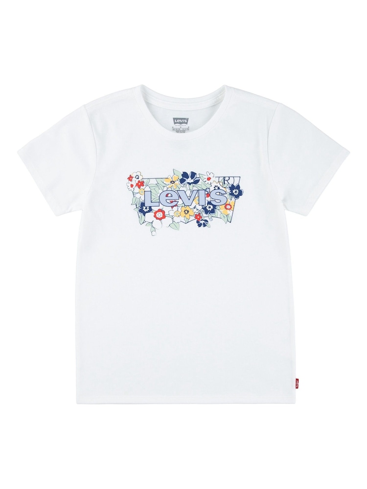 ® Levi's T-shirt met bloemenprint en vleermuismouwen en logo - Image 7 of 10
