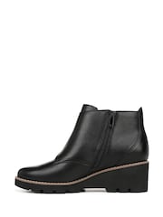 Vionic Womens Abby Wide Fit Arch Support Ankle Black Boots - Bild 2 von 6