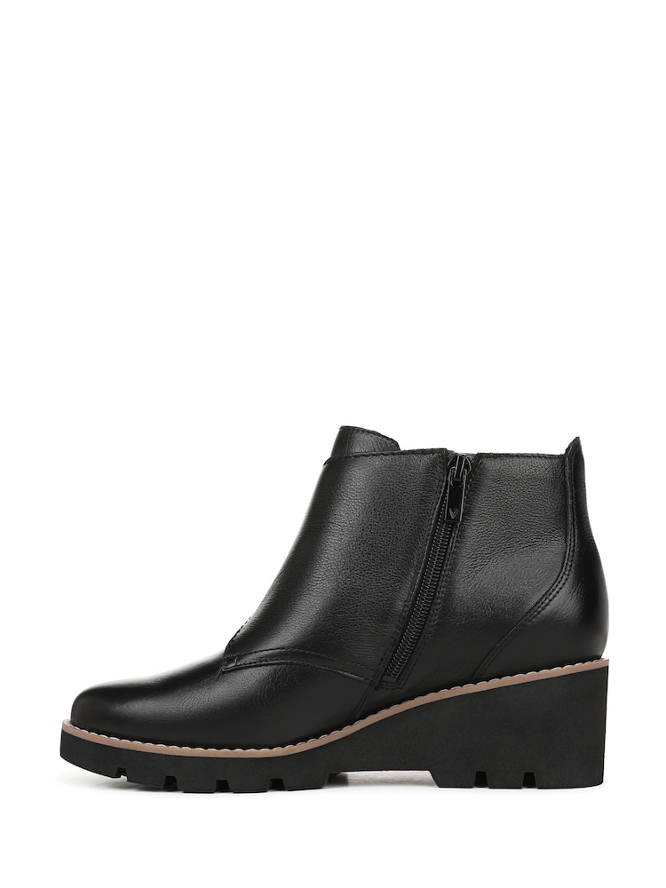 Vionic Womens Abby Wide Fit Arch Support Ankle Black Boots - Bild 2 von 6