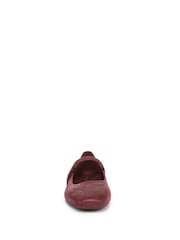 Vionic Womens Red Alameda Wide Fit Arch Support Mary Janes Shoes - Image 4 of 7