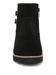 Vionic Womens Carissa Wide Fit Arch Support Ankle Black Boots - Image 4 of 7