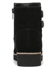 Vionic Womens Carissa Wide Fit Arch Support Ankle Black Boots - Image 5 of 7