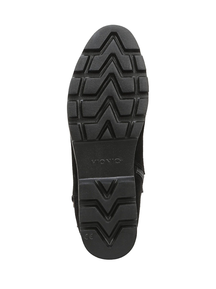 Vionic Womens Carissa Wide Fit Arch Support Ankle Black Boots - Image 7 of 7