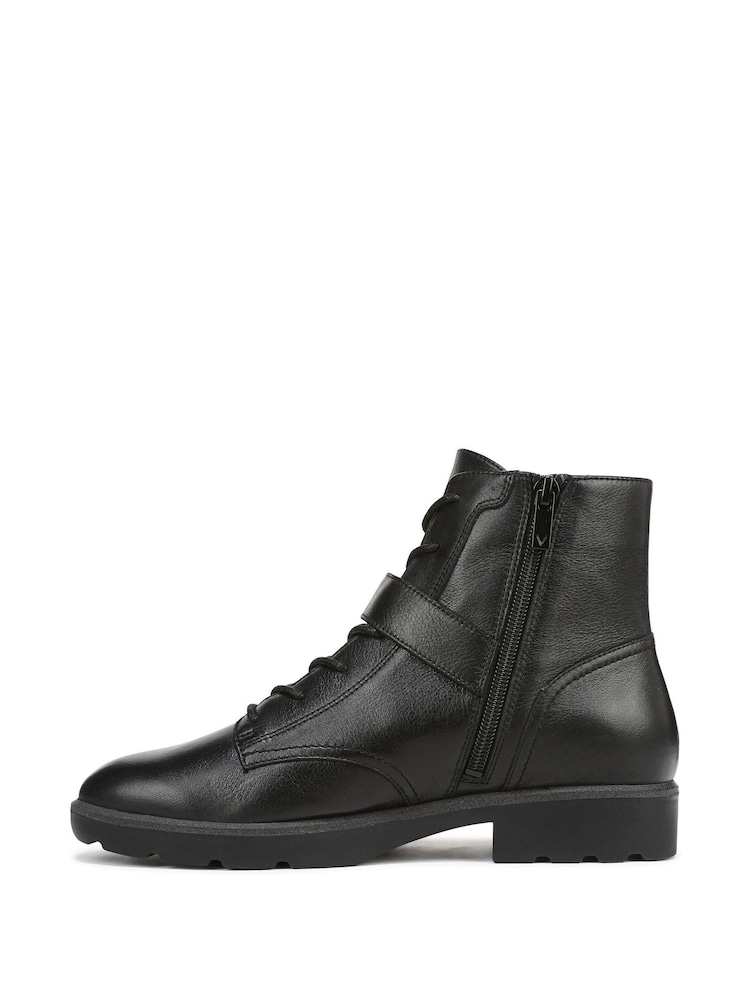 Vionic Womens Catina Wide Fit Arch Support Ankle Black Boots - Image 2 of 6