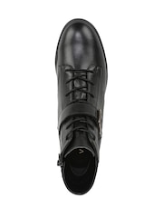 Vionic Womens Catina Wide Fit Arch Support Ankle Black Boots - Image 4 of 6