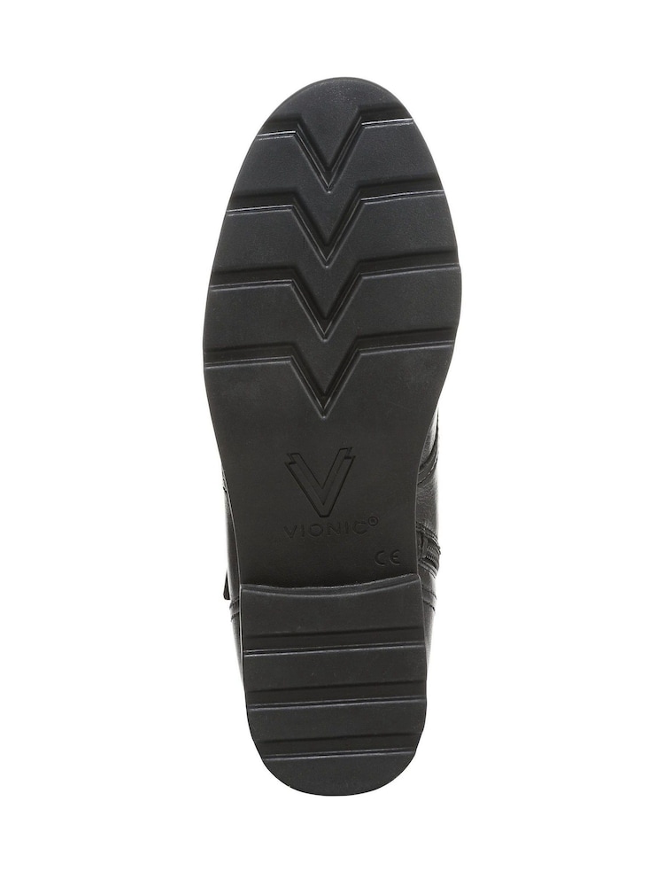 Vionic Womens Catina Wide Fit Arch Support Ankle Black Boots - Image 6 of 6