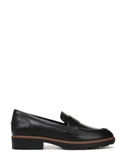 Vionic Womens Cleo Wide Fit Arch Support Black Loafers - Bild 1 von 6