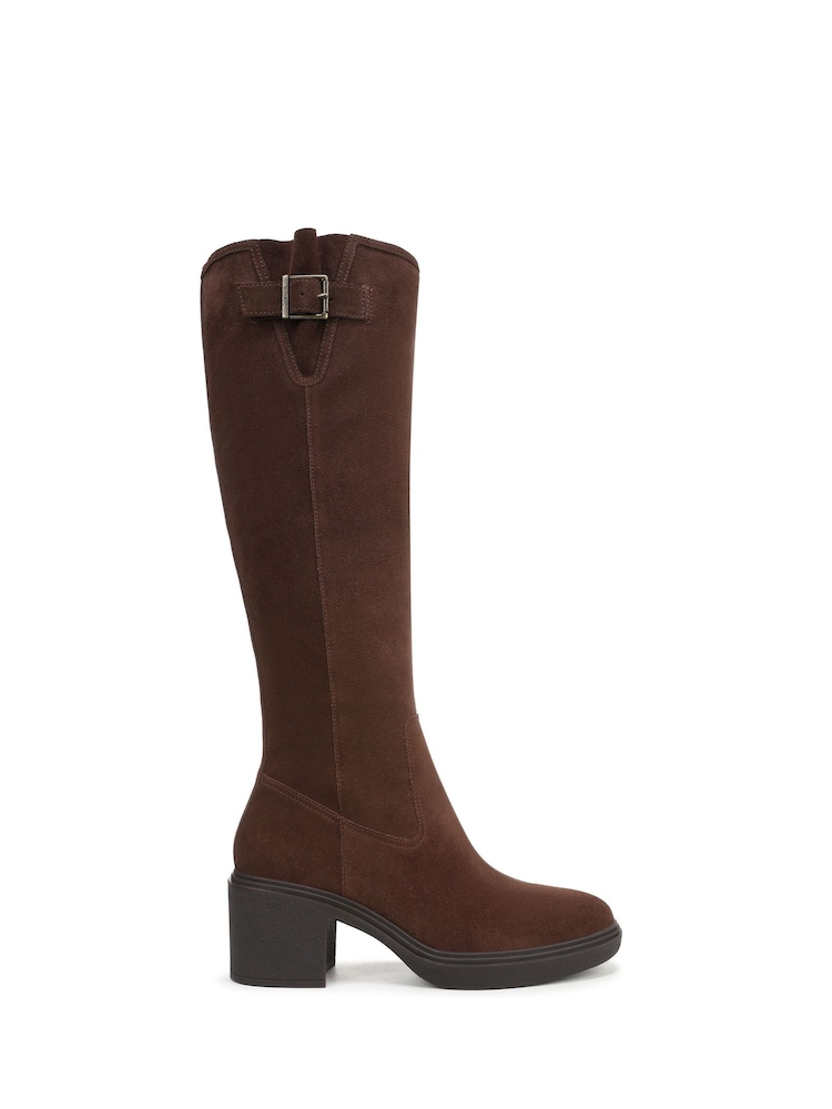 Vionic Brown Womens Sonora Wide Fit Arch Support Knee High Boots - Image 1 of 7 Vionic Brown Womens Sonora Wide Fit Arch Support Knee High Boots - Image 1 of 7