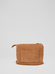 LK Bennett Cleo Suede Slouch Oloid Snaffle Clutch Bag - Bild 2 von 3