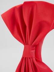 LK Bennett Pink Emma Fabric Bow Fascinator Headband - Image 2 of 2