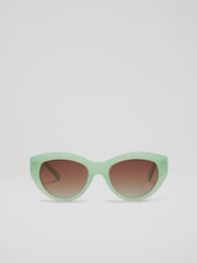 LK Bennett Luana Acetate Cat Eye Sunglass Frame - Image 1 of 2