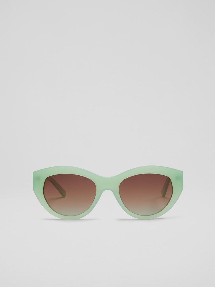 LK Bennett Luana Acetate Cat Eye Sunglass Frame - Image 1 of 2