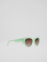 LK Bennett Luana Acetate Cat Eye Sunglass Frame - Image 2 of 2