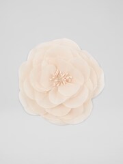 LK Bennett Natural Ecru Bow Fascinator Headband - Image 1 of 2