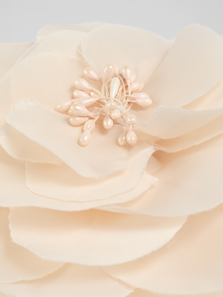 LK Bennett Natural Ecru Bow Fascinator Headband - Image 2 of 2