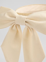 LK Bennett Natural Marcy Natural Straw Fold And Roll Straw Hat - Image 2 of 2