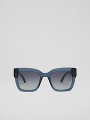 Квадратная оправа для солнцезащитных очков LK Bennett Elsa acetate - Image 1 of 2