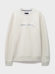 Crew Clothing Company Natural Applique Graphic Crew Neck Sweatshirt - Image 5 of 5