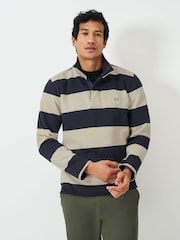 Crew Clothing Company Natural Waterside Graphic Padstow - Image 1 of 5