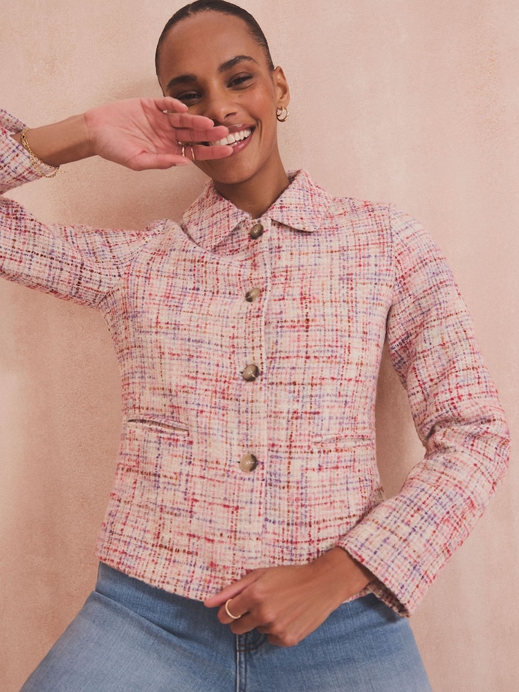 Классическая фактурная куртка Crew Clothing Company - Изображение 2 из 8