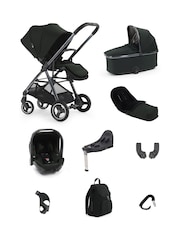 Oyster 9 Piece Black Olive Gravity Bundle With Capsule Car Seat - Image 1 of 6