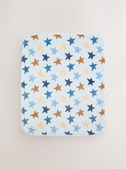 Blue Stars Fleece Baby Blanket - Image 2 of 5