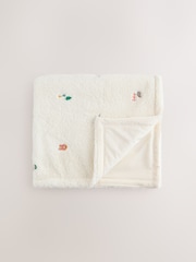 Farm Embroidered Baby Fleece Blanket - Image 1 of 5
