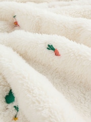 Farm Embroidered Baby Fleece Blanket - Image 4 of 5