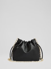 LK Bennett Black Kendra Leather Bead Cross-Body - Image 1 of 5