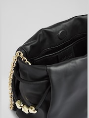LK Bennett Black Kendra Leather Bead Cross-Body - Image 5 of 5