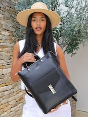 Schwarz - Luella Grey Audrey Laptop Backpack - Bild 7 von 9