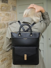 Schwarz - Luella Grey Audrey Laptop Backpack - Bild 8 von 9