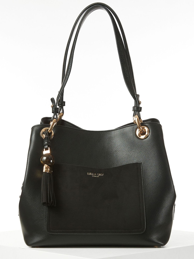 Schwarz - Luella Sienna Hobo Tote Bag - Bild 1 von 5