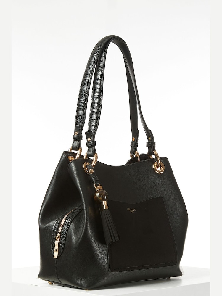 Schwarz - Luella Sienna Hobo Tote Bag - Bild 2 von 5