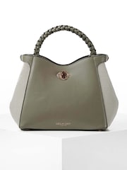 Luella Grey Kate Woven Handle Crossbody Bag - Image 1 of 8