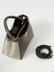 Luella Grey Kate Woven Handle Crossbody Bag - Image 3 of 8