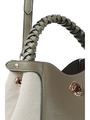 Luella Grey Kate Woven Handle Crossbody Bag - Image 4 of 8