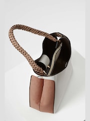 Luella Grey Adriana Woven Handle Hobo Bag - Image 3 of 9