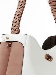 Luella Grey Adriana Woven Handle Hobo Bag - Image 4 of 9