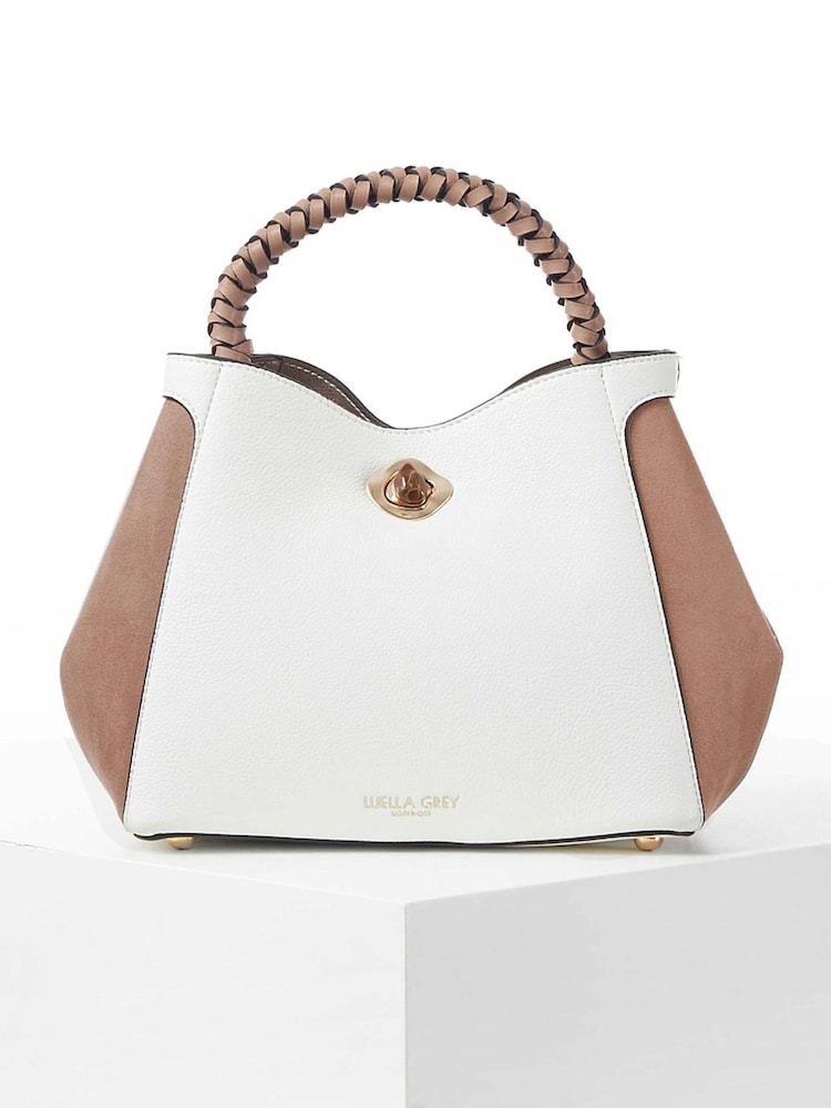 Luella Grey Kate Woven Handle Crossbody Bag - Image 1 of 8