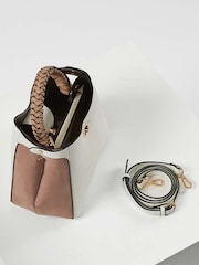 Luella Grey Kate Woven Handle Crossbody Bag - Image 5 of 8