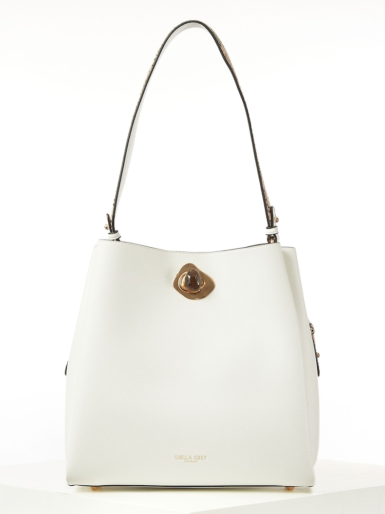 Luella Grey Henri Hobo White Tote - Image 1 of 8