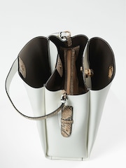Luella Grey Henri Hobo White Tote - Image 3 of 8