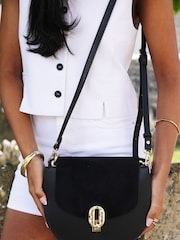 Luella Grey Mildred Saddle Cross-Body Bag - Image 6 of 9