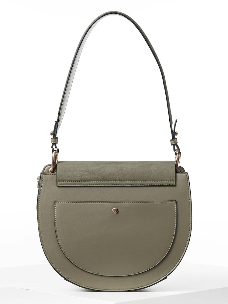 Luella Grey Mildred Saddle Cross-Body Bag - Image 2 of 9