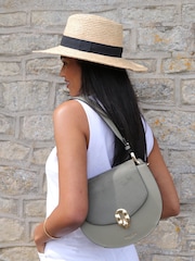 Luella Grey Mildred Saddle Cross-Body Bag - Image 8 of 9