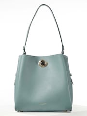 Blau - Luella Grey Henri Hobo White Tote - Bild 1 von 8